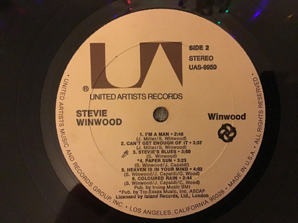 Stevie Winwood* - Winwood - Vinyl, LP, Compilation 3