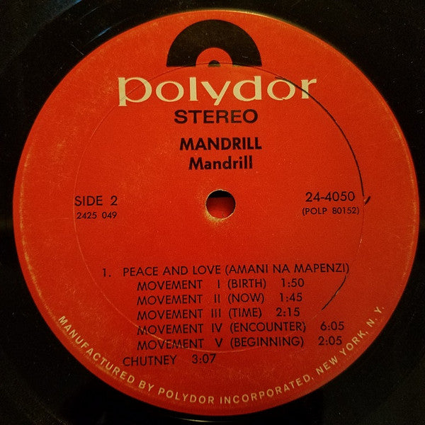 Mandrill - Mandrill - LP 4