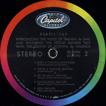 The Sérgio Mendes Trio Introducing Wanda De Sah With Rosinha De Valenca - Brasil '65 - LP 4