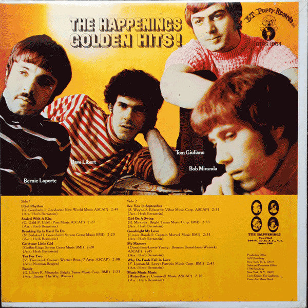 The Happenings - Golden Hits! - LP 2