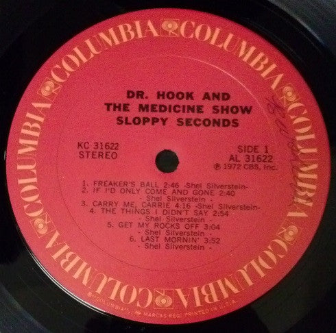 Dr. Hook And The Medicine Show - Sloppy Seconds - LP 4