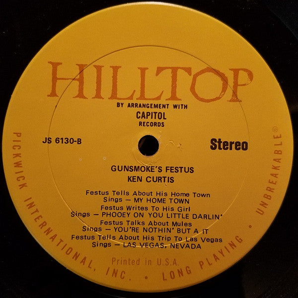 Gunsmoke's Festus* - Sings And Talks 'Bout Dodge City 'N Stuff - Vinyl, LP 4