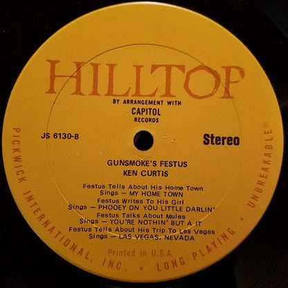 Gunsmoke's Festus* - Sings And Talks 'Bout Dodge City 'N Stuff - Vinyl, LP 4