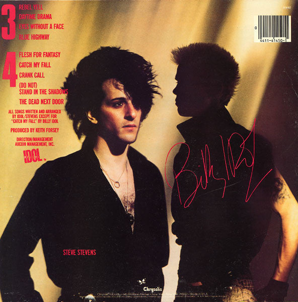 Billy Idol - Rebel Yell - LP 2