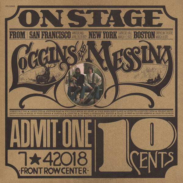 Loggins and Messina - On Stage - VINTAGE vinyl record for sale