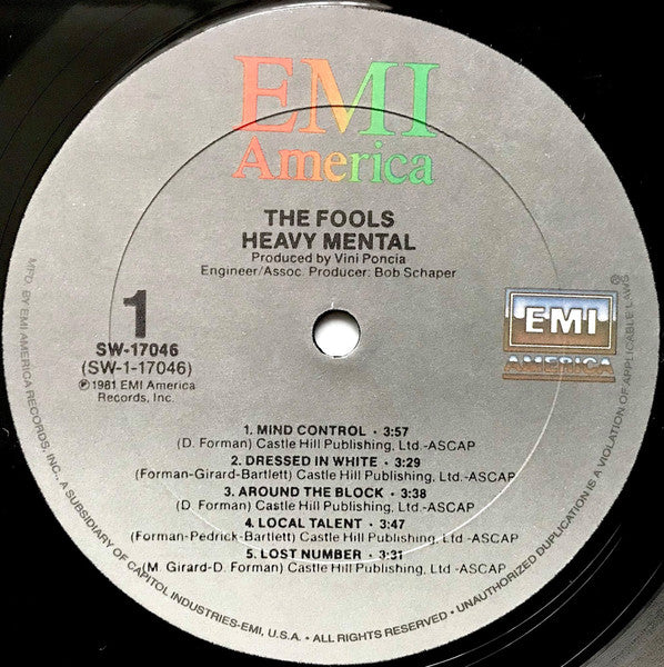 The Fools - Heavy Mental - LP 3