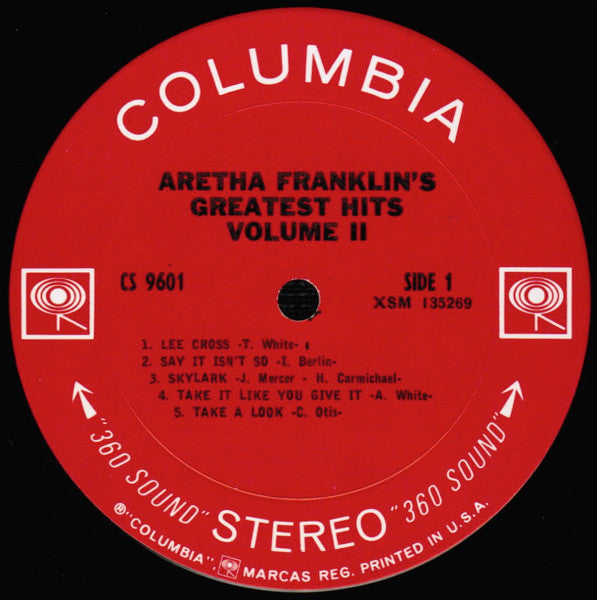 Aretha Franklin - Greatest Hits Volume II - LP 3