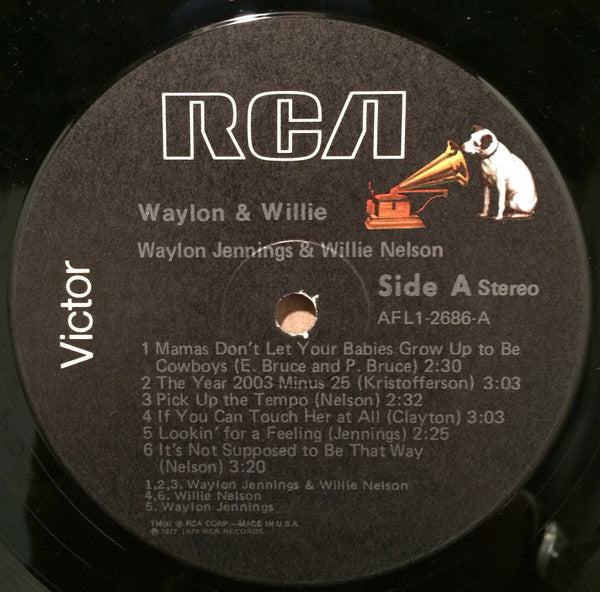 Waylon Jennings & Willie Nelson - Waylon & Willie - LP 3