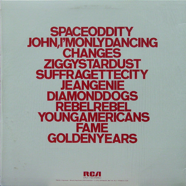 David Bowie - ChangesOneBowie - LP 2