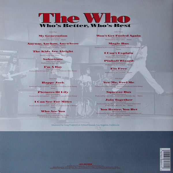 The Who - Who's Better, Who's Best - LP 2