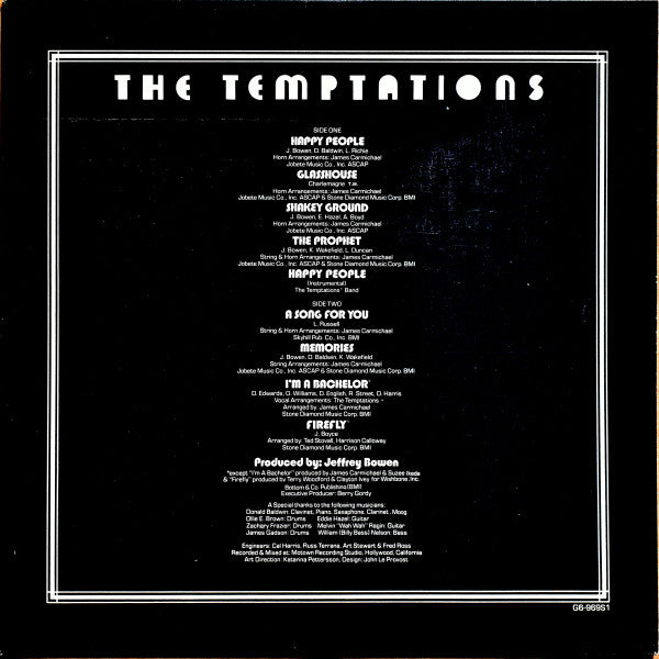 The Temptations - A Song For You - LP 4