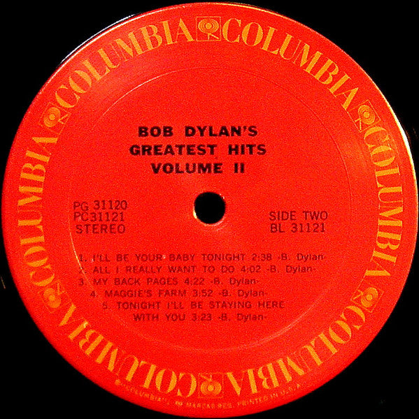 Bob Dylan - Bob Dylan's Greatest Hits Volume II - LP 5