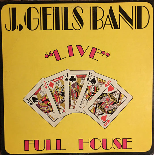The J. Geils Band - Live Full House - VINTAGE vinyl record for sale