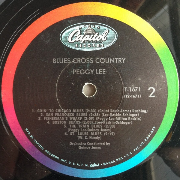 Peggy Lee - Blues Cross Country - LP 4