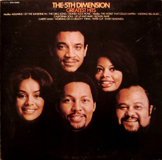 The 5th Dimension - Greatest Hits - VINTAGE vinyl record for sale