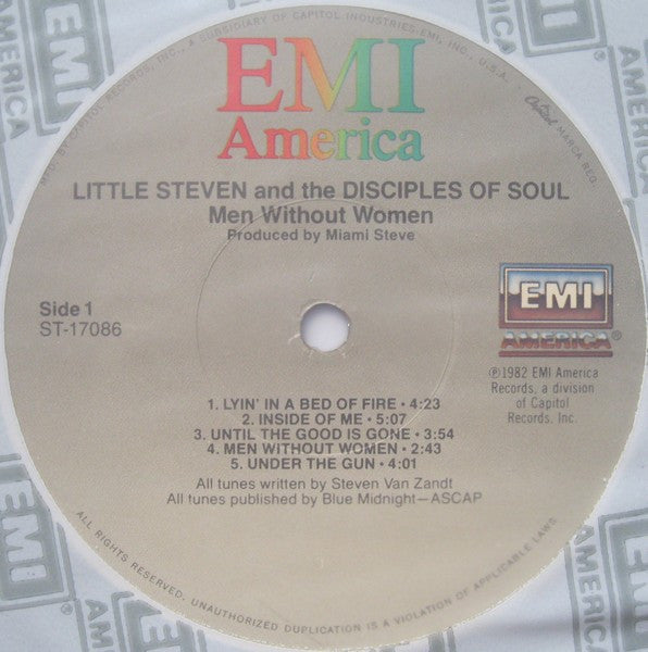 Little Steven And The Disciples Of Soul - Men Without Women - LP 5