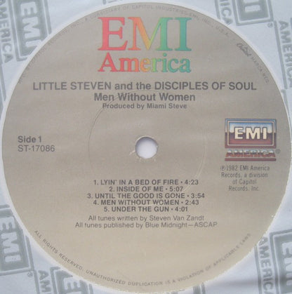 Little Steven And The Disciples Of Soul - Men Without Women - LP 5