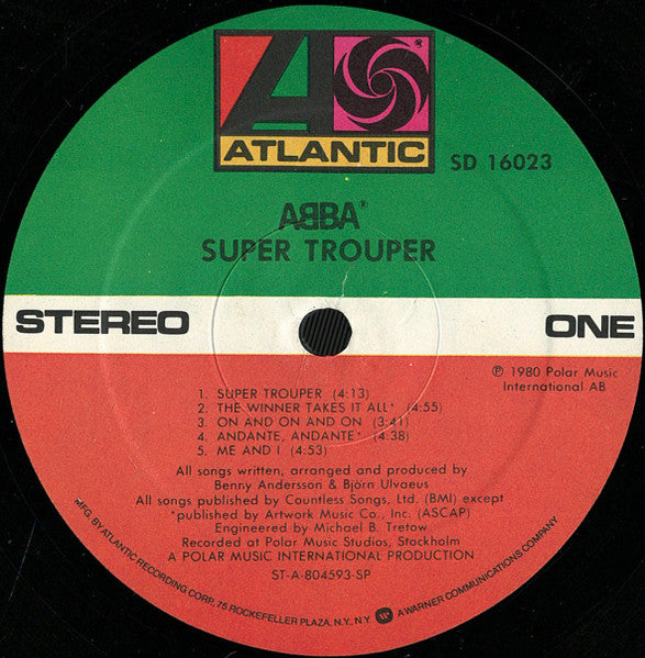 ABBA - Super Trouper - LP 3
