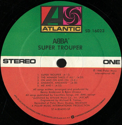 ABBA - Super Trouper - LP 3