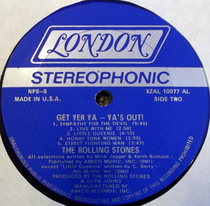 The Rolling Stones - Get Yer Ya-Ya's Out! - The Rolling Stones In Concert - LP 4