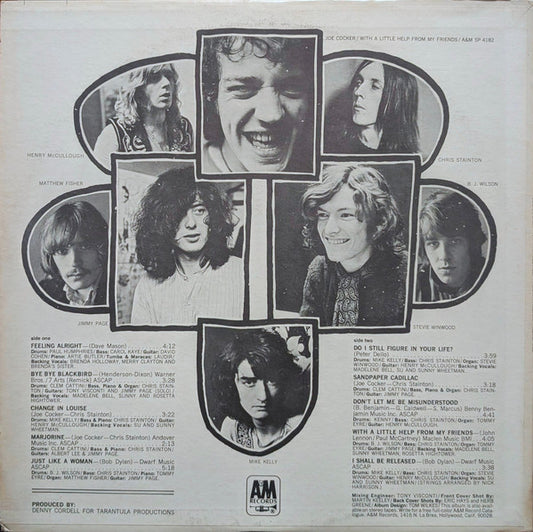 Joe Cocker - With A Little Help From My Friends - Vinyl, LP, Album, Stereo 2