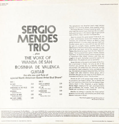 The Sergio Mendes Trio - So Nice - LP 2