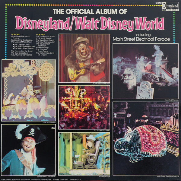 Various - The Official Album Of Disneyland/Walt Disney World - LP 2