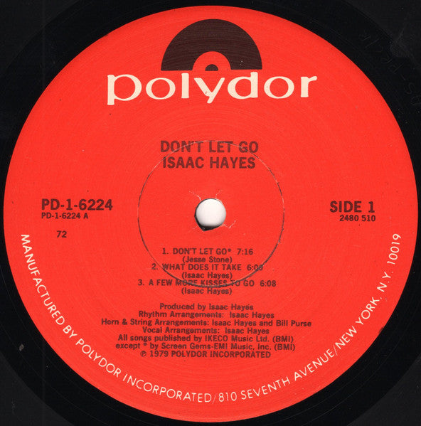Isaac Hayes - Don't Let Go - LP 3