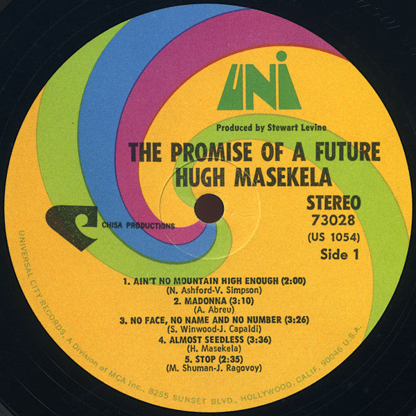 Hugh Masekela - The Promise Of A Future - LP 3