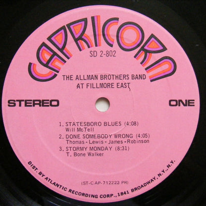 The Allman Brothers Band - The Allman Brothers Band At Fillmore East - LP 3
