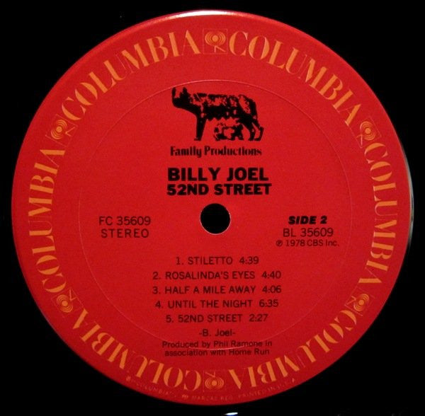 Billy Joel - 52nd Street - LP 4