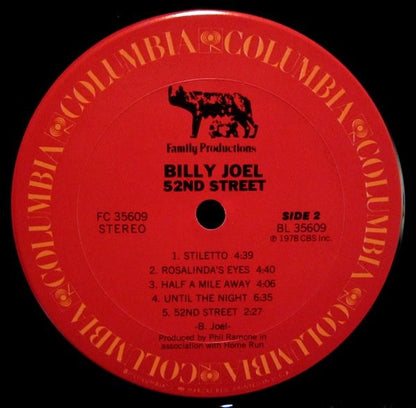 Billy Joel - 52nd Street - LP 4