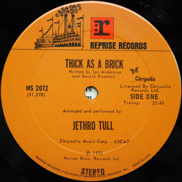 Jethro Tull - Thick As A Brick - LP 4