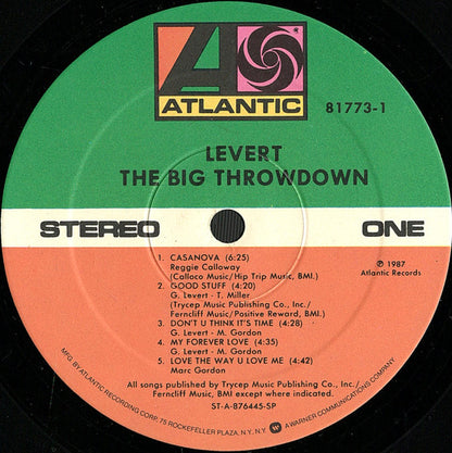 Levert - The Big Throwdown - LP 3