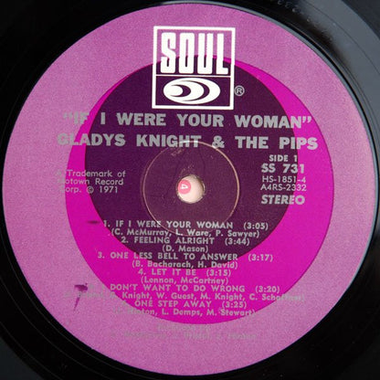 Gladys Knight And The Pips - If I Were Your Woman - Vinyl, LP, Album, Stereo 3