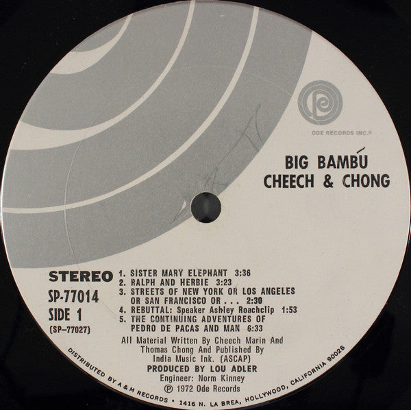 Cheech & Chong - Big Bambú - LP 3