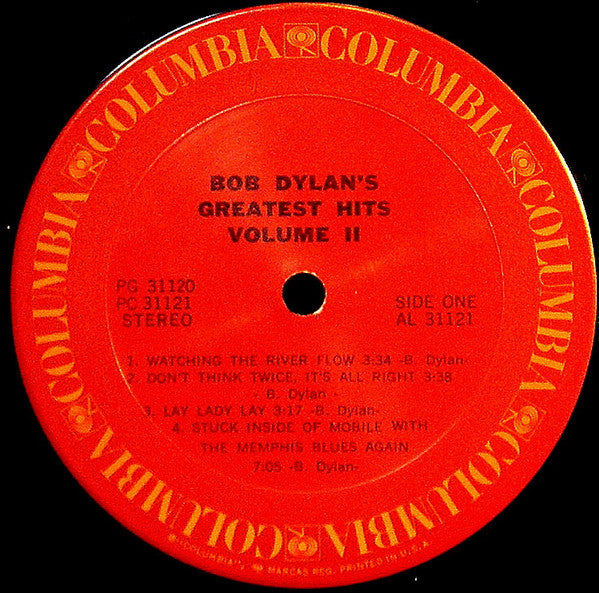 Bob Dylan - Bob Dylan's Greatest Hits Volume II - LP 4