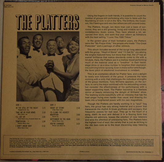 The Platters - In The Still Of The Night - LP 2