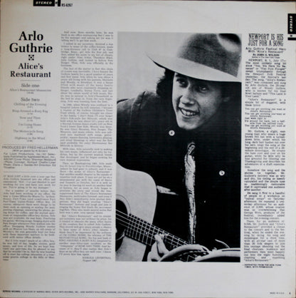 Arlo Guthrie - Alice's Restaurant - LP 2