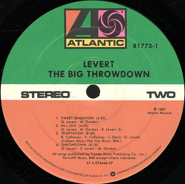 Levert - The Big Throwdown - LP 4
