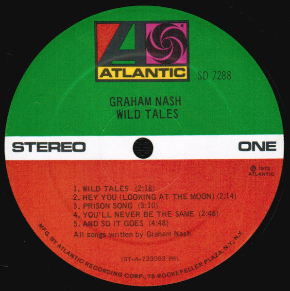 Graham Nash - Wild Tales - LP 3