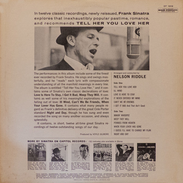 Frank Sinatra - Tell Her You Love Her - LP 2