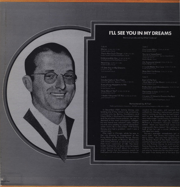 Tommy Dorsey And His Orchestra With Vocals By Frank Sinatra - I'll See You In My Dreams - LP 2