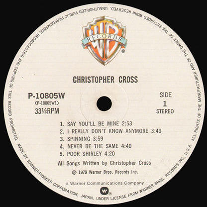 Christopher Cross - Christopher Cross - LP 4