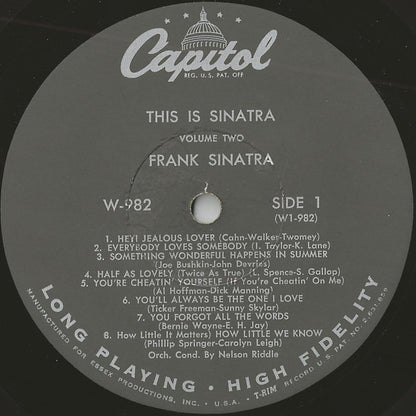 Frank Sinatra - This Is Sinatra Volume Two - LP 3