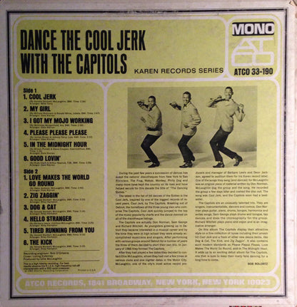 The Capitols - Dance The Cool Jerk With The Capitols - LP 2