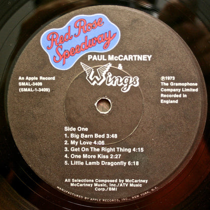 Paul McCartney & Wings - Red Rose Speedway - LP 2
