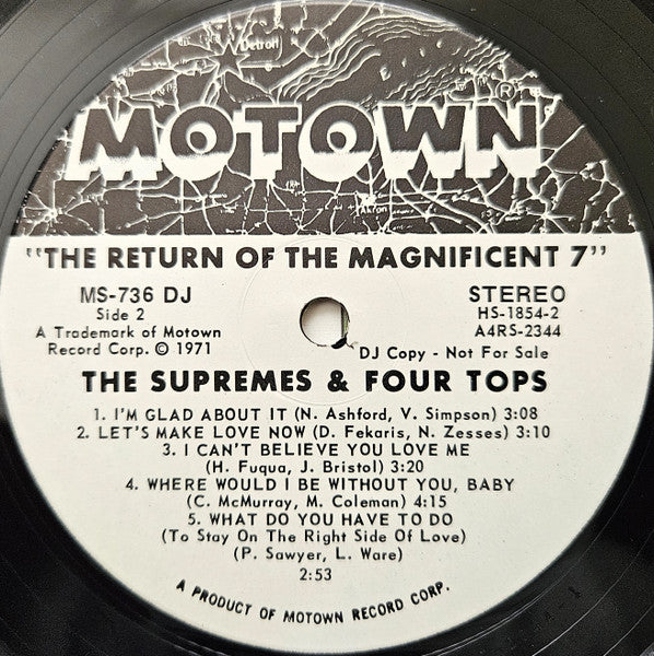 The Supremes & The Four Tops - The Return Of The Magnificent Seven - LP 4