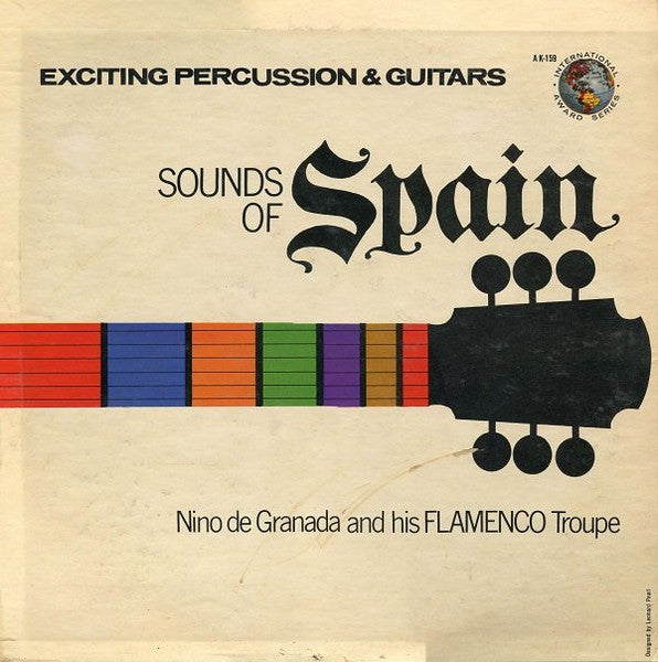 Nino De Granada & His Flamenco Troupe - Exciting Percussion & Guitars - Sounds Of Spain - LP