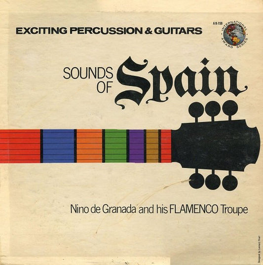 Nino De Granada & His Flamenco Troupe - Exciting Percussion & Guitars - Sounds Of Spain - LP